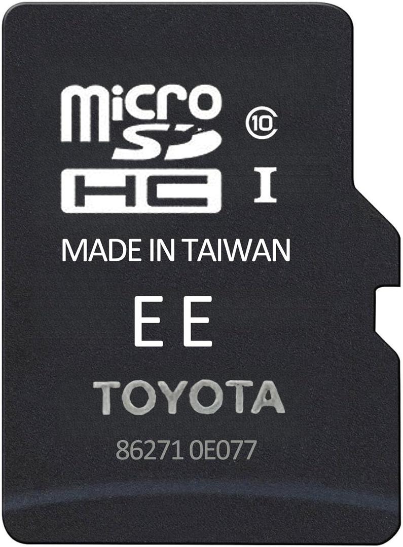2025 Navigation sd Card Latest Maps Update Version 86271 0E077 Micro Fits Toyota Prius 4 Runner Avalon Camry