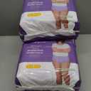 Amazon Basics Incontinence Underwear for Women, Protective, Disposable, Postpartum, Maximum Absorbency, Large, Lavender, 54 Count (3 Packs of 18)