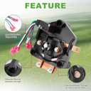 AUTOBABA 36 Volt Electric Golf Cart Forward Reverse Switch Assembly with Handle & Micro Switch Compatible with 1984-2005 Club Car DS Replace # 1011997 101753003 1014808 1012987