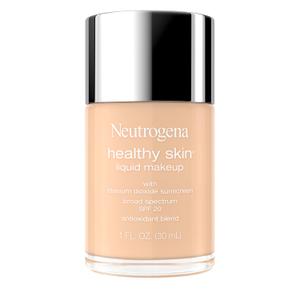 Neutrogena Healthy Skin Liquid Foundation Makeup with Broad Spectrum SPF 20 Sunscreen, Lightweight, Medium Coverage Makeup with Sunscreen and Pro-Vitamin B5, Classic Ivory 160C, 1 fl. oz