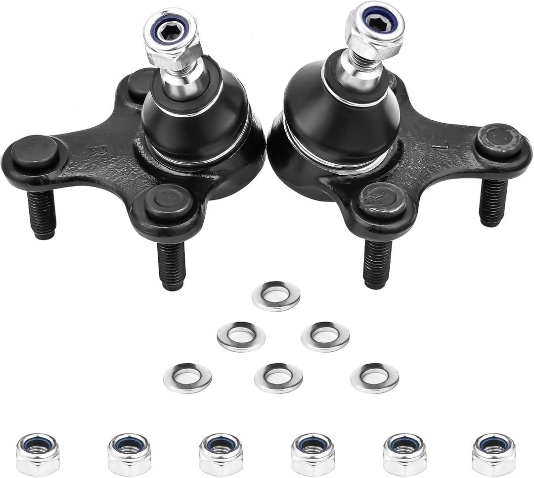 K80662 K80663 2PCS Front Lower Ball Joint 2 Pcs Left & Right Suspension Kit For 2006-2013 For Audi A3 2015-2018 Q3 2012-2019 For Volkswagen Beetle 2010-2014 Passat, Golf, GTI, Beetle