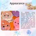 Crystal Sequin Octopus Taba Squishy  Cute Taba Stress Relief Toy, Kawaii Fidget Ball for Desk, Office & Gifts (Glitter Pink)