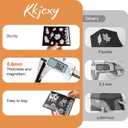 KKJCXY 80pcs Magnetic Sheets for Dies Storage, with Rubber Magnet Sheet, Die Cut Storage Essential Set for Die Cutting and DIY Scrapbooking (No storage box, 40 sheets+40 bags)