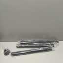 Mavivegue Closet Rods for Hanging Clothes,17 to 57 Inches Stepless Adjustable Metal Closet Rod, Heavy Duty Tension Rod, Extra Long Tension Rod, Adjustable Curtain Rod, for Closet, Black