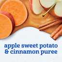 Gerber Stage 2 Baby Food, Apple Sweet Potato Cinnamon Puree Pouch, 2 Servings of Fruit & Veggie, No Added Sweetener, No Artificial Colors or Flavors