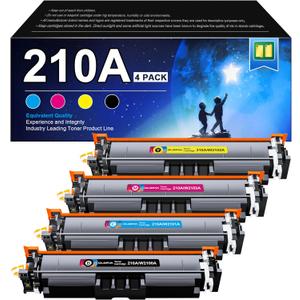 210A 210X Toner Cartridges 4 Pack | Replacement for HP 210A 210X Compatible with HP Color Laserje Pro MFP 4301fdw Wireless Printer MFP Pro 4301fdn 4201dw 4201dn,Color Pro MFP 4301 4201 Series Printer