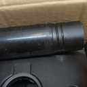 Konohan 4 Sets 34 Inch Parking Cone Delineators Post Traffic Cone Plastic Stanchion Set Stands Parking Barrier with Base 6.6 ft Chain S Hooks Reflective Collar (Yellow,Black)