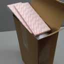 LemonRoad 50sets 16oz Pink Bow Cups Pink Birthday Party Decorations Supplies Cute Plastic Cups Disposable with Lids and Straws for Valentines Galentines Day Christmas Wedding Baby Shower Decorations