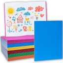 24 Packs Blank Books for Kids to Write Stories with 6 Colors, 8.5x5.5 Inch Blank Small Journals Notebooks Bulk, Unlined Colored Notebooks for Kids Students to Draw Sketch Writing or Create Own Stories (24 Sheets/48 Pages,24 Pack)