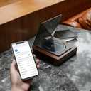 DVP-560 Portable CD Player with Bluetooth, Built-in Dual Speakers, Retro Wooden Design, Rechargeable Battery, SPDIF Output, Compact CD Player for Home Decor, Ideal Gift