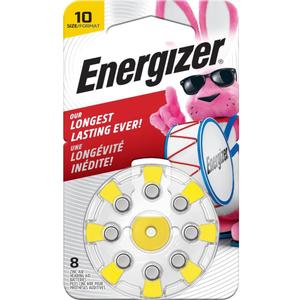 Energizer AZ10EZ-8 EZ Change Hearing Aid Battery - Retail Packaging