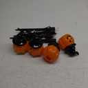 Halloween Pumpkin Pathway Lights Outdoor, 4PCS Jack O Lantern Pumpkin Light with Stake,Outdoor LED Walkway Lights Lights for Halloween Driveway Garden Yard Lawn Lights Decor