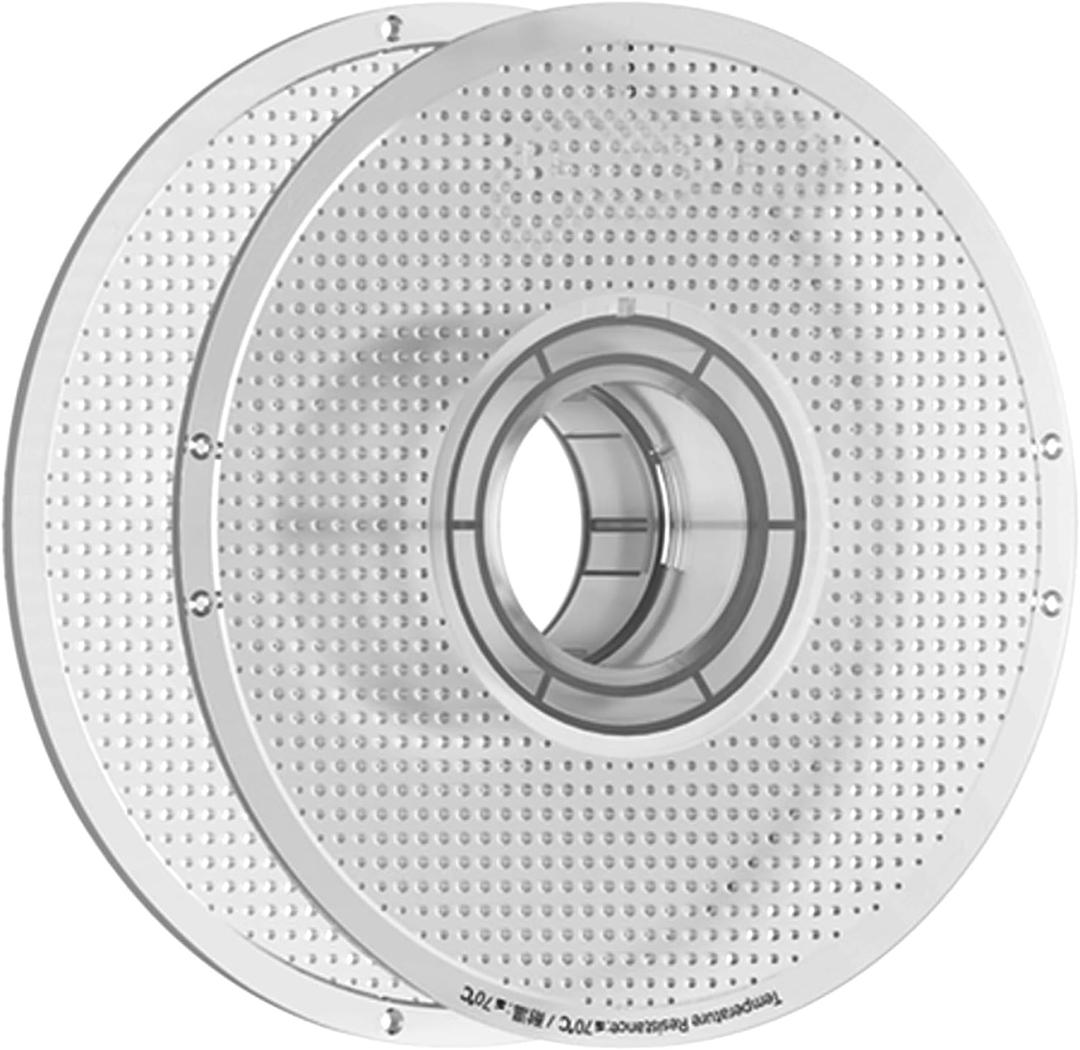 Compatible with Bamboo Lab X1, P1, A1 AMS Lite Original Reusable Low Temperature Detachable Spool, 3D Printer Reel Holder, for 1.75mm Filament PLA,PETG,TPU(Only 1KG, Clear/White Random)