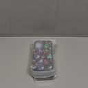 IWONE Compatible for iPhone 16 Case Cute with Card Holder Shockproof Slim Slot Phone Wallet Cover for Women/Colorful Doodle Paws Dog Craws Footprints Animal Watercolor, Pack 4