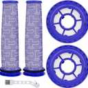 Filter Replacements for dy.son Ball Animal 2, DC65 DC41 UP13, Ball Vacuums Ball Animal 3, DC66 UP20 UP30 Multi Floor for dy.son, 2 HEPA Post Filters & 2 Pre Filters, Replace Part#920769-01 & 920640-01