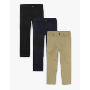 The Children's Place Stretch Relaxed Straight Chino Pants,multipacks 5