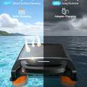 V1T Solar Pool Skimmer, Robotic Pool Surface Skimmer Cleaner with App Control-Test
