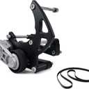 Bevinsee LS Swap R4 AC Compressor Bracket with Belt Compatible with Chevrolet GMC SUV Truck Engine LSX LS2 LS3 LS6 LQ LQ4 LQ9 Air Conditioner Vortec Triangle with Tensioner Passenger Side