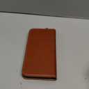 SHIELDON Genuine Leather Wallet Case for iPhone 17 Pro Max 6.9-inch 2025 | Flip | Magnetic Cover | RFID Blocking Credit Card Holder | Kickstand | Shock-Absorbent Case | Retro Brown