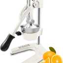 ROVSUN Commercial Grade Citrus Juicer Hand Press Manual Fruit Juicer Juice Squeezer Citrus Orange Lemon Pomegranate (White)
