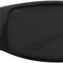 Spy Men's Cooper Rectangular Sunglasses (Black - Happy Gray Green)