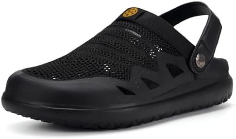 Men's Women's Clogs Garden Shoes Slip On Sandals Breathable Summer Orthotic Walking Slippers with Plantar Fasciitis Soles 39