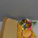 Janmercy 3 Pcs Hawaiian Luau Party Outfits Set Tropical Grass Hula Skirt Headbands Glitter Sunglasses for Women Beach