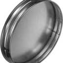 12” Inch Duct End Cap - Galvanized Steel Round Vent Cover for Outdoor and Indoor Use – Pipe Cover – Steel Plug for Dryer Ducts and Pipes – End Cap for HVAC Systems