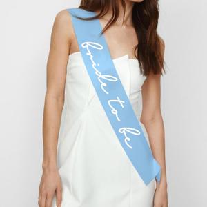 2 x LADY&HOME Bride To Be Sash, Blue Bride Sash for Bridal Shower, Bachelorette Party Favors Decorations Accessories, Something Blue Gift