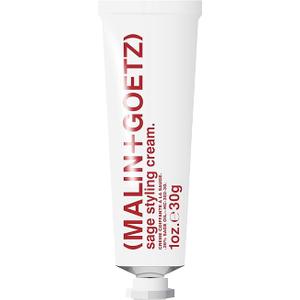 MALIN+GOETZ Sage Styling Cream | Flexible Hold Styling Cream for All Hair Types | Adds Shine, Definition + Volume | Tames Frizz + Flyaways | Nourishing Formula | Cruelty-Free (1 Fl Oz)