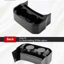 JeCar Backseat Cup Holder Floor Console Mounted Drink Holder Rear Storage Organizer Interior Accessories Compatible with Jeep Wrangler 2018-2023 JL JLU & JT Truck