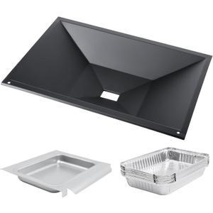 Genesis II Grease Tray with Catch Pan for Weber Genesis II 300 Series Grill (2017 and Newer), Genesis II E-310 II E315 Drip Pan Replace Weber 66036 Genesis 2 Grease Tray, 18.1" L x 13.34" W x 3.87" H