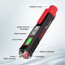 KAIWEETS Voltage Tester/Non-Contact Voltage Tester with Signal Percentage, Dual Range AC 12V/70V-1000V, Live/Null Wire Tester, Electrical Tester with LCD Display, Buzzer Alarm, Wire Breakpoint Finder