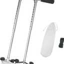 Hand Controls for Disabled Drivers, Portable Handicap Driving Hand Controlled Drive Assist for Injured, Left or Right Hand, Adjustable Length with Storage Bag