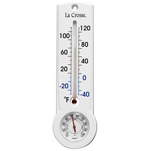 Lacrosse 204-109 Traditional Thermometer/Hygrometer, 9"