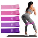 Resistance Loop Exercise Bands, Resistance Bands Exercise Bands for Home Fitness, Stretching, Strength Training, Physical Therapy,Elastic Workout Bands for Women Men Kids, Set of 5