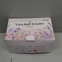 Adhafera Yarn Winder, Ball Winder for Crocheting, Large Capacity 1016oz, Smooth Center-Pull Cake Spinner, Metal Craft Supplies for Knitting Enthusiast