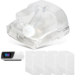 YONCOZY Water Chamber for AirSense 11 & AirCurve 11, Replacement Water Tank with 24 Packs AirSense 11 Filters, Reliable Seal & Easy Install S11 CPAP Supplies