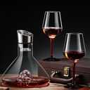 Decanter, Red Carafe, Iceberg base decanter, Decanter gift box, lovers gift box.