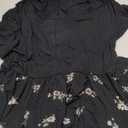 Women's Short Sleeve Maternity Dress Patchwork Pregnancy Clothes with Pockets, Medium
