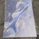 MGSBCXN F-16 Airplane Canvas Wall Art Prints F-16 Fighting Falcon Fighter Jet Poster Aviation Wall Art Decor U.S Air Force Picture Artwork Military Plane Decoration for Men Boys Room - 28 x 40 Inches