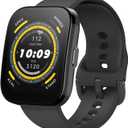 Amazfit Bip 5 Smart Watch 46mm, GPS, Amazon Alexa Built-in, Bluetooth Calling, 10-Day Battery, Heart-Rate & VO2 Max, Sleep Health Monitoring, AI Fitness Tracker App, for Android & iPhone, Black