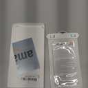 Waterproof Phone Pouch, Waterproof Phone Case with Lanyard for iPhone, Samsung, IPX8 Cellphone Beach Dry Bag Kayak Cruise Ship Essentials 2Pack-7.5" (Black Orange)