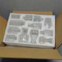 Der Rose Glass Bud Vases Set of 12, Small Bud Vases for Flowers, Rustic Wedding Centerpieces and Home Decor (Clear)