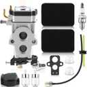 150BT Carburetor for Husqvarna 150BF 350BT 350BF 560BTS 560BFS 150 BT(Before 2022) Backpack Leaf Blower Parts Replace 502845001 577144601 581155801 with Air Filter Tune Up Kit