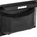 QualyQualy 18"x12" Large Boat Storage Bag with Full-Enclosure Lid, Strong Self-Adhesive Boat Organizer for Tackle, Tools, Gear, Waterproof Boat Caddy Organizer & Marine Accessories Storage