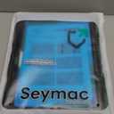 SEYMAC Case for iPad Pro 13 Inch M5 2025 / M4 2024, Heavy Duty Shockproof Protective Case with Screen Protector, 360 Rotating Stand, Hand/Shoulder Strap and Pen Holder, Black