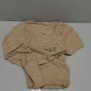 Saodimallsu Women's Fall Oversized Cardigans Batwing Short Sleeve Lightweight Button V Neck Casual Knit Sweater Tops (X-Large, Dark Khaki)