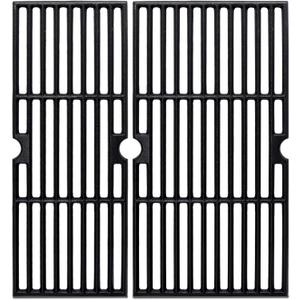 Grill Grates for Charbroil Performance 2 Burner 463673519 Replacement Parts, Cast Iron Cooking Grate for Char-Broil 463625217, 463625219, G470-0002-W1, G470-0003-W1, G321-0005-W1, G321-0006-W1