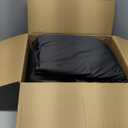 Golf Cart Enclosure 4 Passenger for Club Car DS 4-Seater 2+2 58" Short Roof Waterproof Windproof Driving Rain Cover with 4-Sided Clear Windows Mirror Zipper Roll-up Door Black